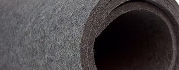 Fieltro gris compactado